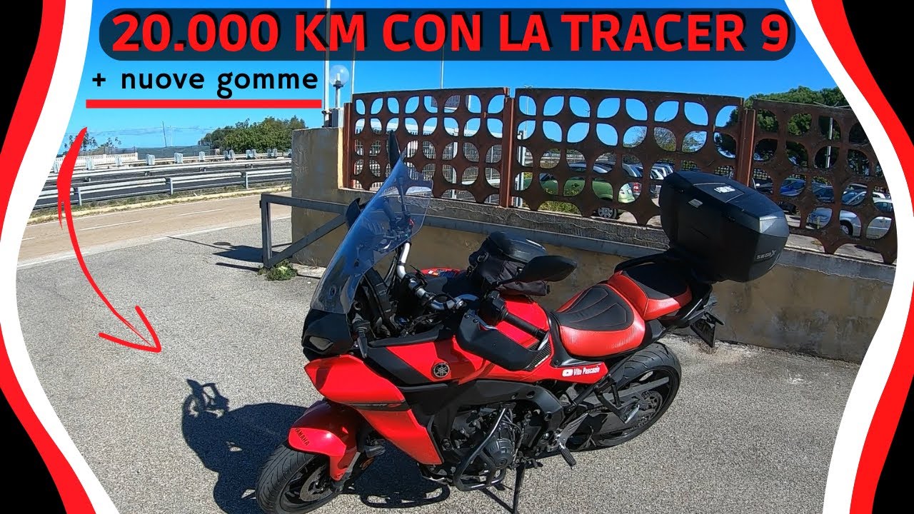 20.000 km con la Tracer 9 + nuovo treno di gomme