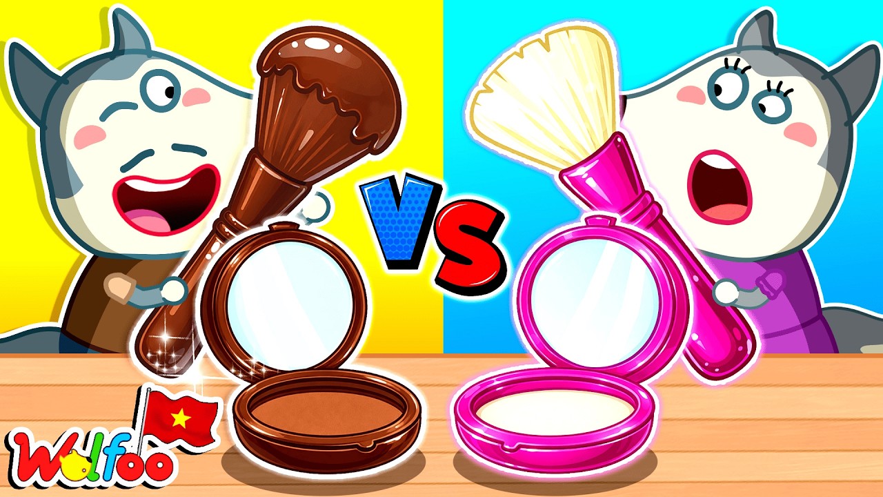 Thử Thách Tìm Đồ Thật Vs Đồ Socola ⭐ Gia Đình Wolfoo | Wolfoo Tiếng Việt