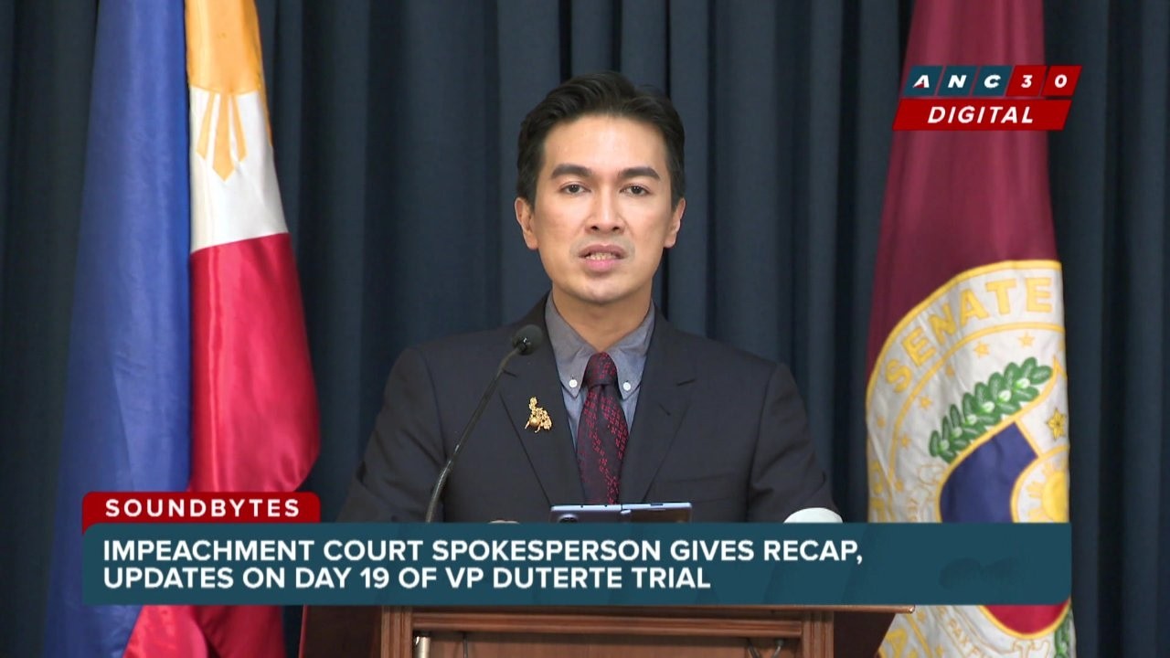 Spox: Impeachment court can issue subpoena for Lachica on its own amid OVP CIF key role | ANC