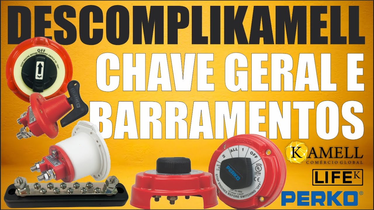 CHAVE GERAL E BARRAMENTOS - DESCOMPLIKAMELL