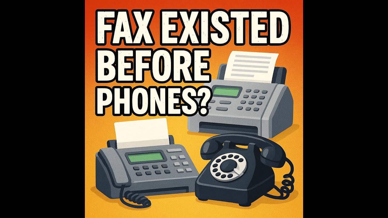 📠 Fax Existed Before Phones?!