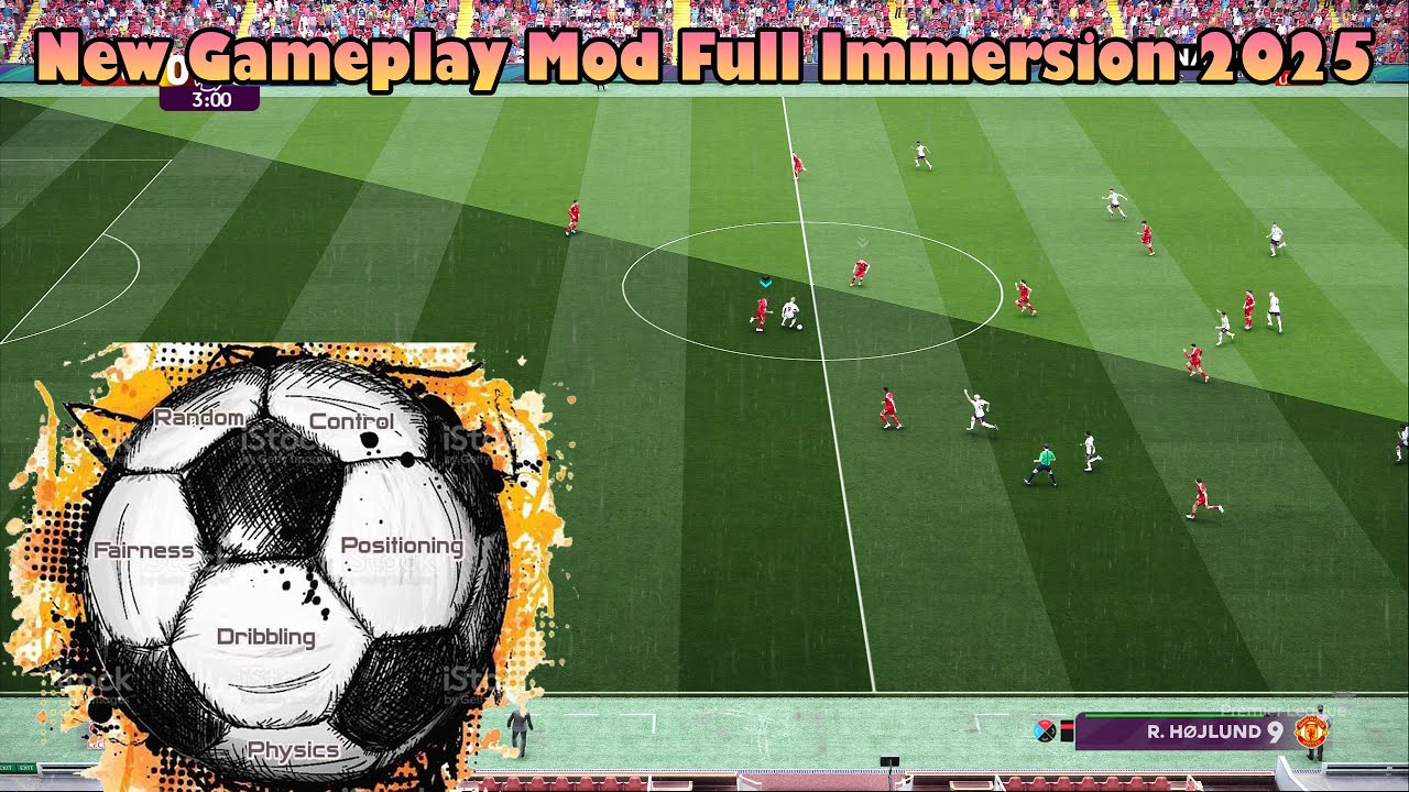New Gameplay Mod Full Immersion 2025 + Instalation - PES 2021 & Football Life 2025