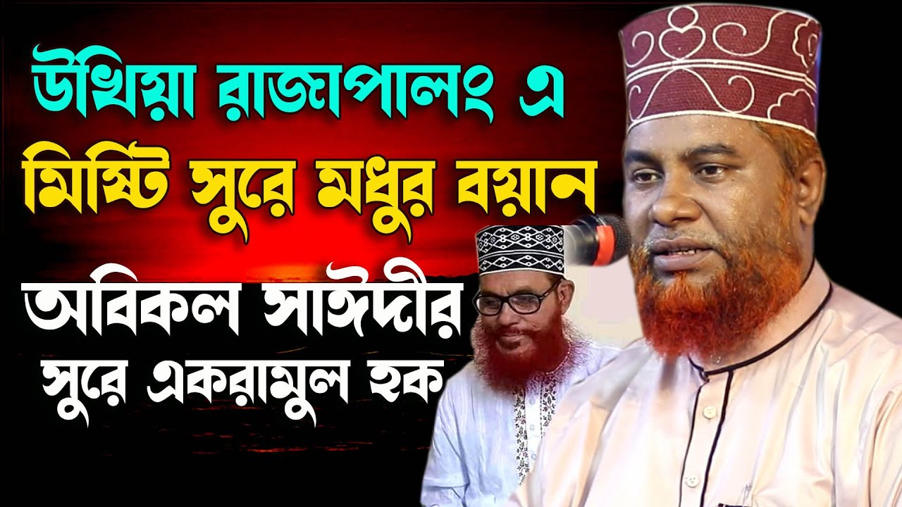 উখিয়াতে মিষ্টি সুরে বয়ান সাঈদী’র সুরে একরামুল হক | Akramul Haque Waz Bangla New Waz