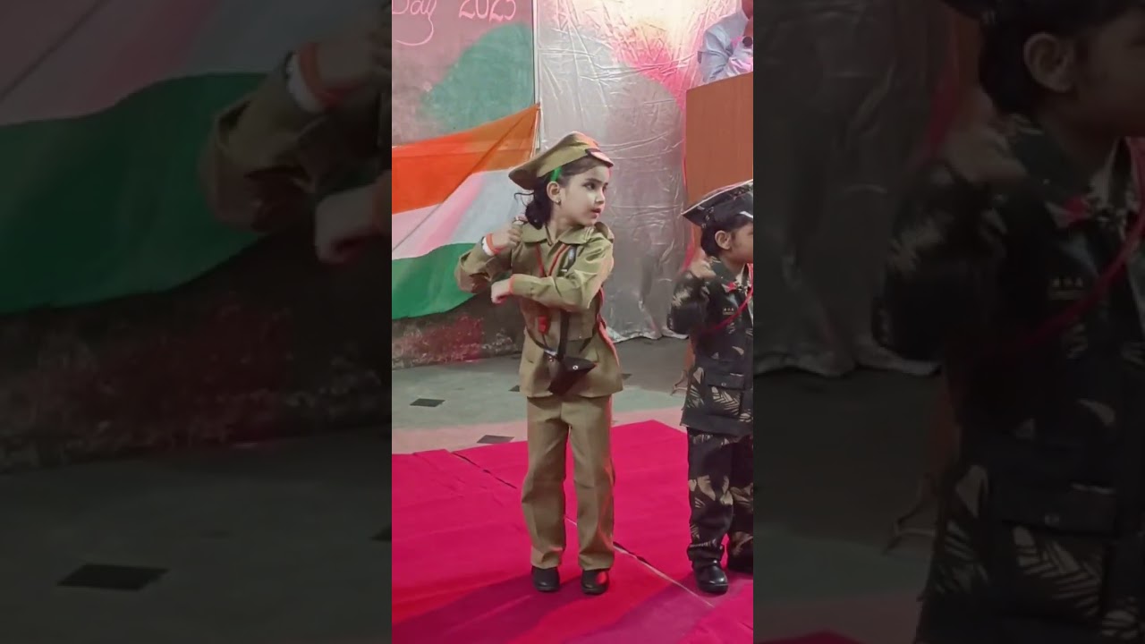 🇮🇳 NanhaMunna RahiCute kids performance#DeshKaSipahi #KidsPerformance #CuteKidsDance#TrendingNow