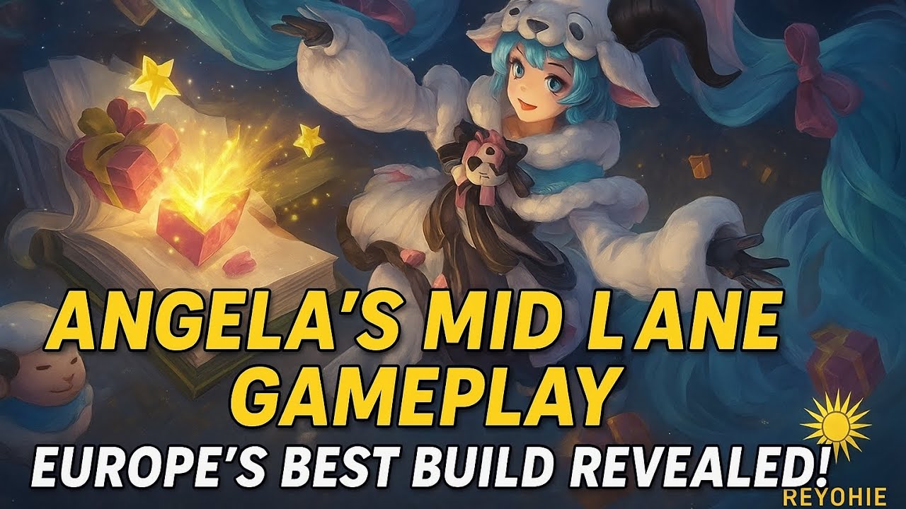 Honor Of Kings | Angela's Mid Lane Gameplay Europe’s Best Build Revealed!