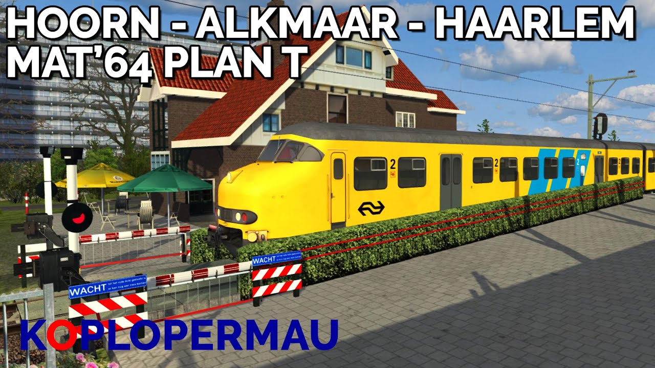 Train Simulator 2022: Sneltrein van Hoorn naar Haarlem met Mat'64 Plan T!