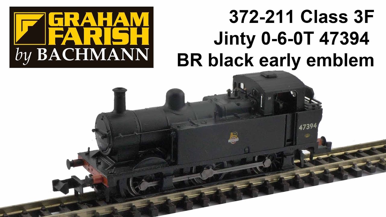 Graham Farish 372-211 Class 3F Jinty 0-6-0T 47394 in BR black early emblem, Overview & disassembly