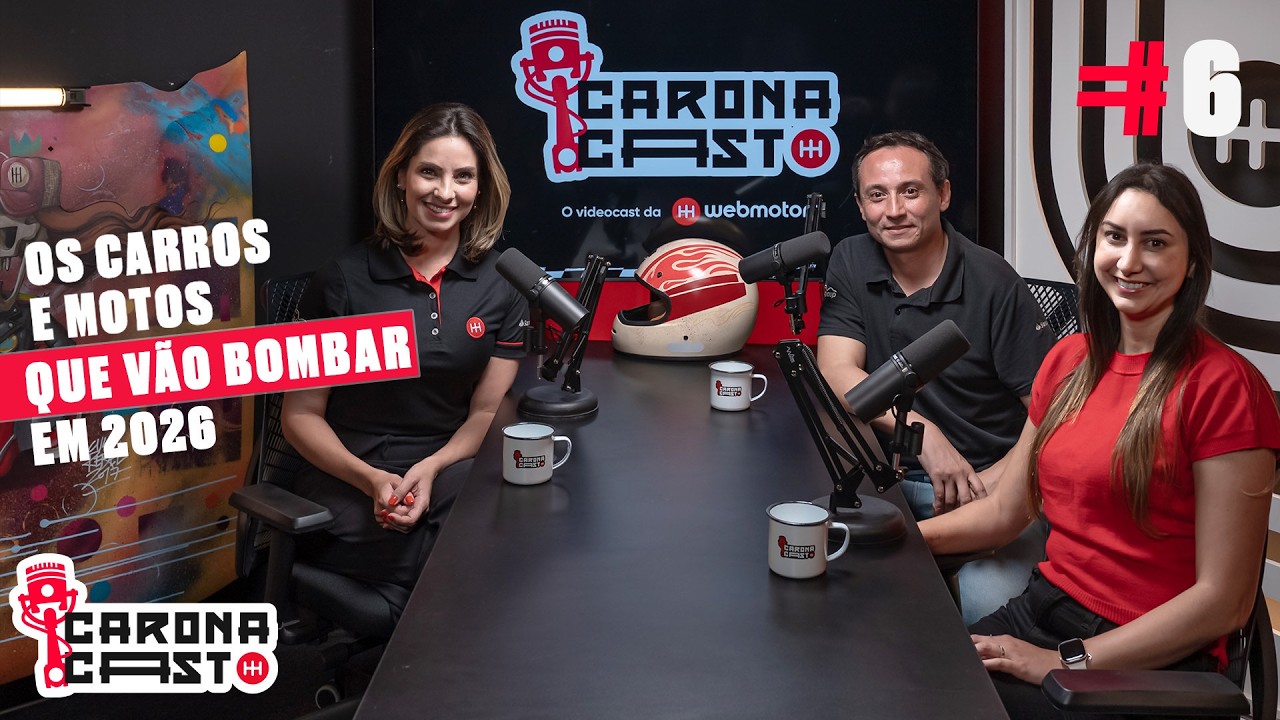 CaronaCast #6 | JEEP AVENGER, FIAT ARGO, PICAPE DA BYD E MAIS: os LANÇAMENTOS DE 2026!