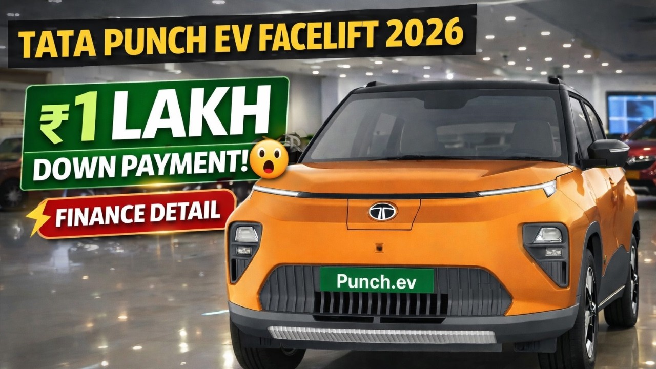 Tata Punch ev Facelift 2026 Base Model | Price, Features & Specs |Finance Detail(Down payment & EMI)