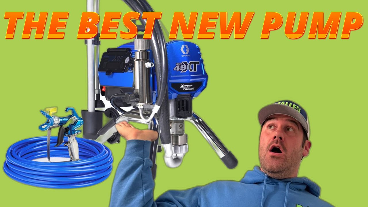 The NEW GRACO 490 XT paint sprayer
