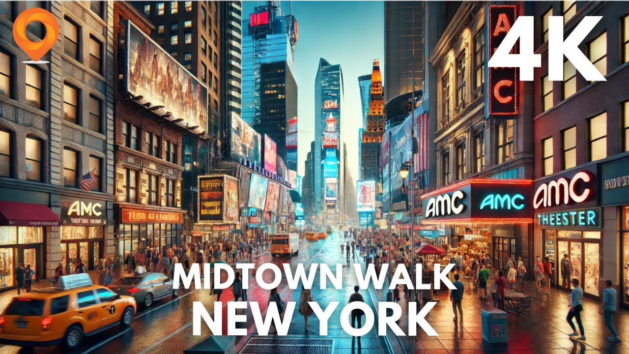 Immersive NYC Walking Tour in Midtown - Vibrant Times Square Experience (First-Person POV)
