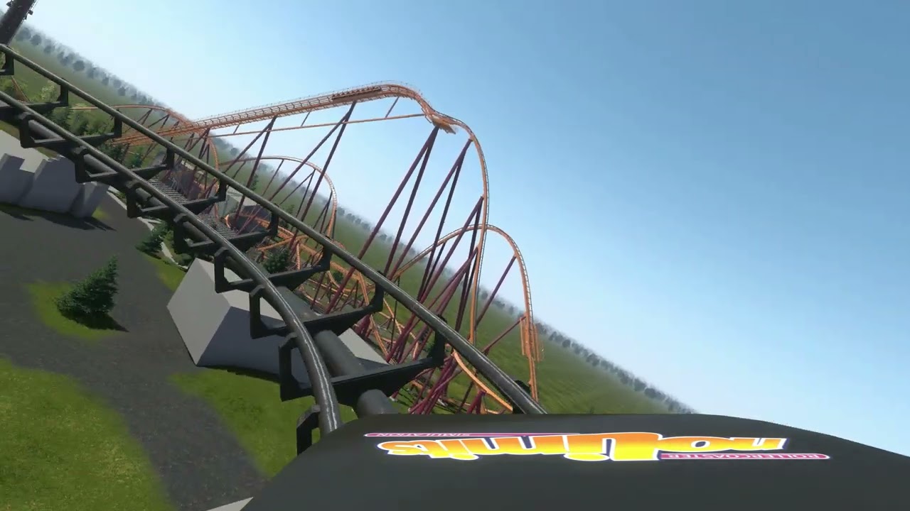 Demon (V.1 Attempt) - Six Flags Great America Recreation - NoLimits 2