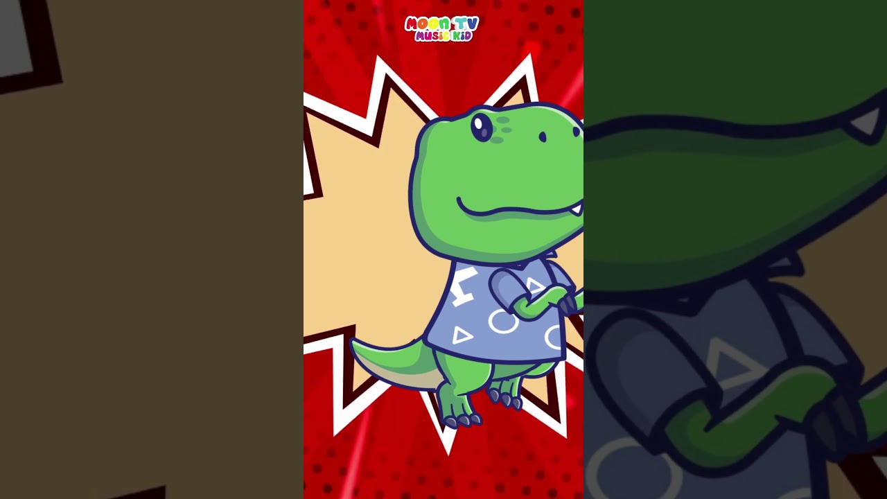 I am T-rex | Dance and play with colorful dinosaurs | Song for kids