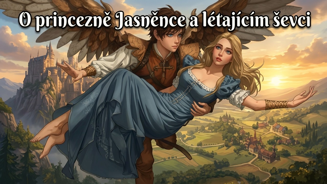 O princezně Jasněnce a létajícím ševci 👸🪽👱 | Klasická česká audio pohádka pro děti na dobrou noc