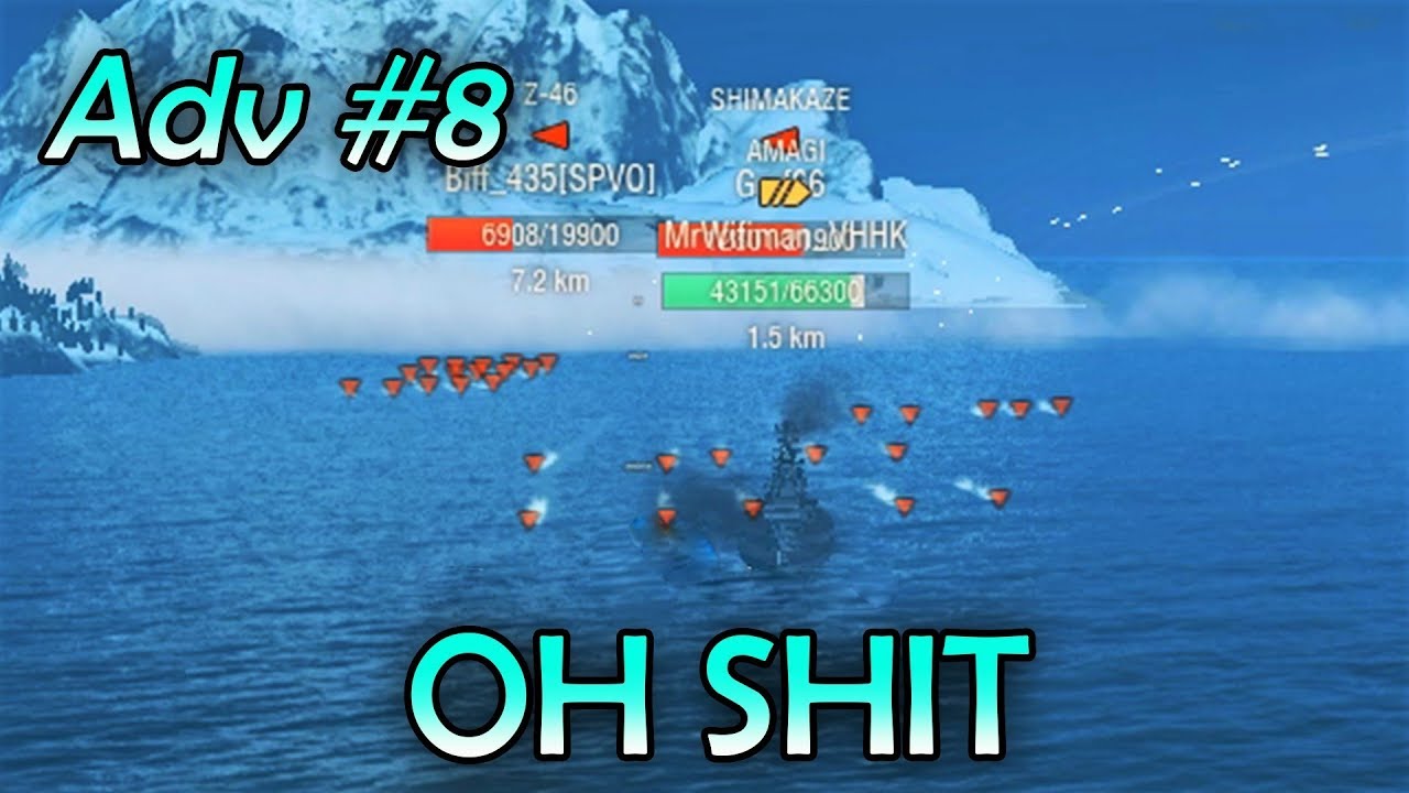 OH SHIT - Jolly Roger Adv #8 (World of Warships Funny Moments)