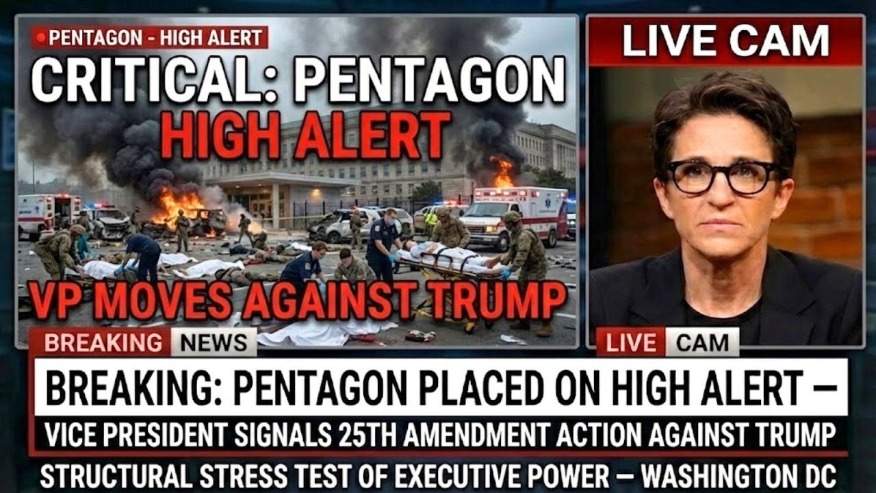 BREAKING: Pentagon Placed on HIGH ALERT &mdash; Vice President Signals 25th Amendment Action AGAINS Trump