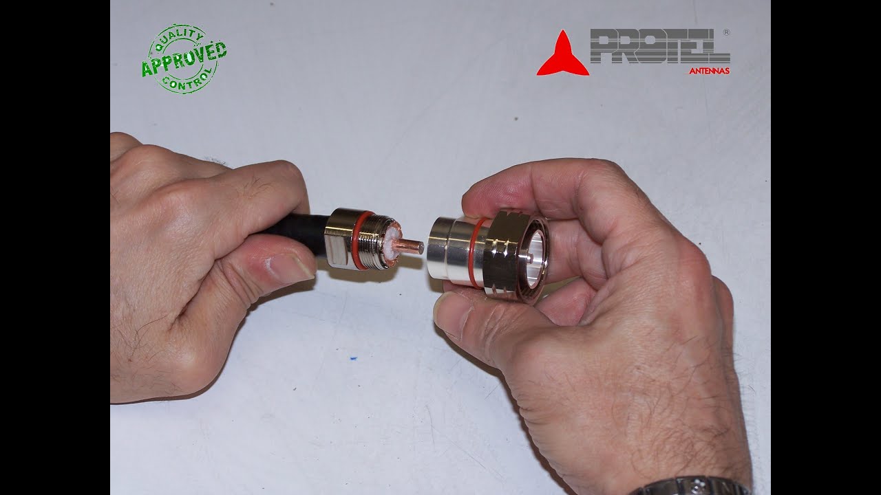 cable installation CELLFLEX 1/2