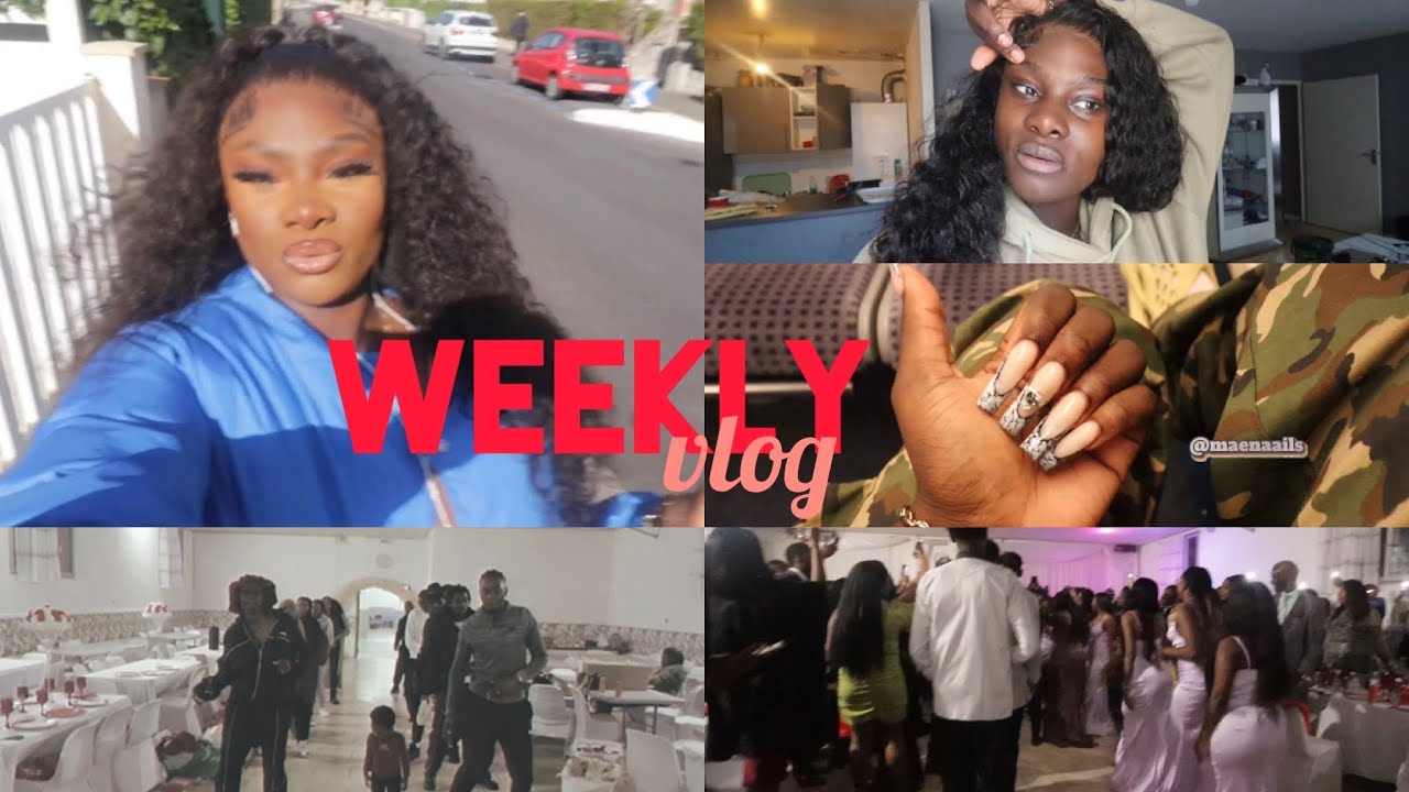 WEEKLY VLOG : SEMAINE DANS LE RUSH (préparatif mariage + mariage🥹💐)