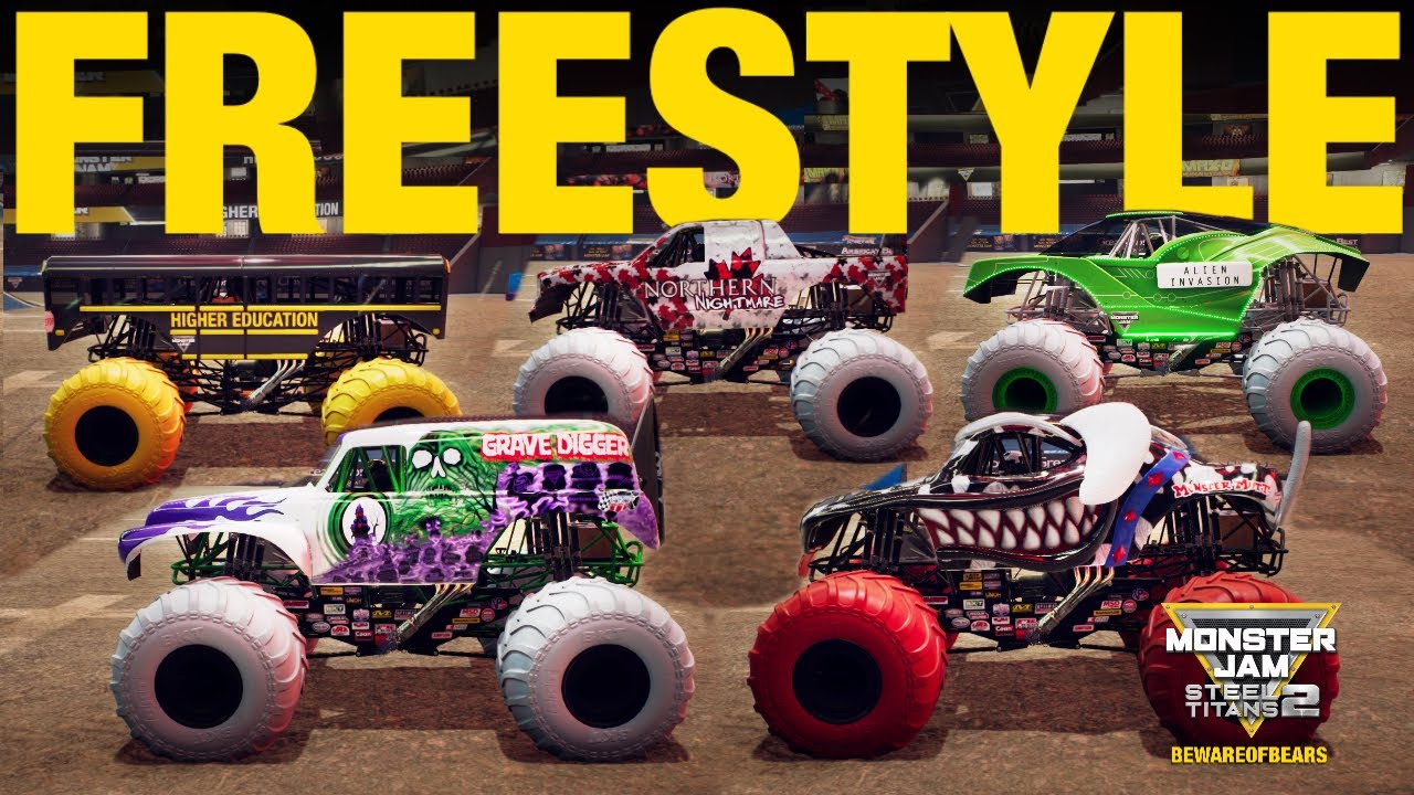 Monster Jam Inverse Truck Freestyle Competition | Steel Titans 2