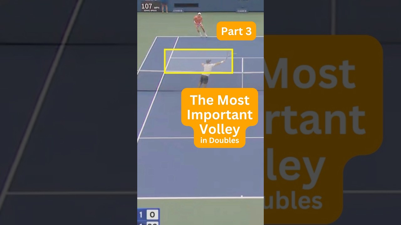 The Most Important Volley in Doubles (Part 3) |  #tennis #doubles