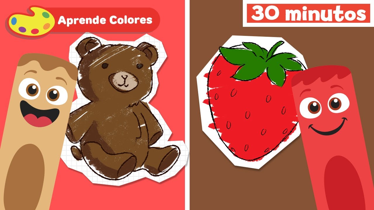 Aprende colores | La Pandilla de Colores | Colorear animales y frutas | Mi Primera Universidad