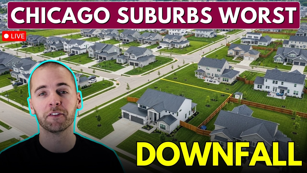 Chicago Suburbs in Freefall: 10 Illinois Cities Losing Home Value Every Single Month (2026)