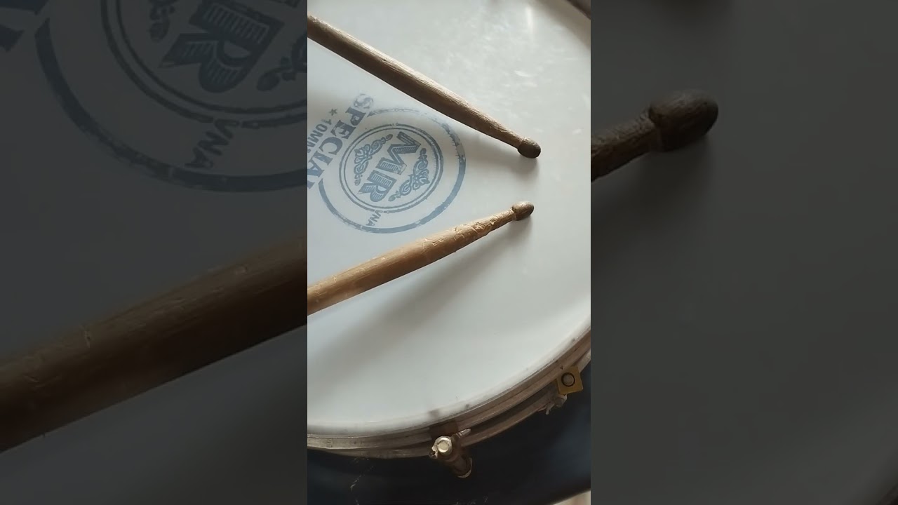 Learn to play side drum in three steps at home #music 🎶🎶