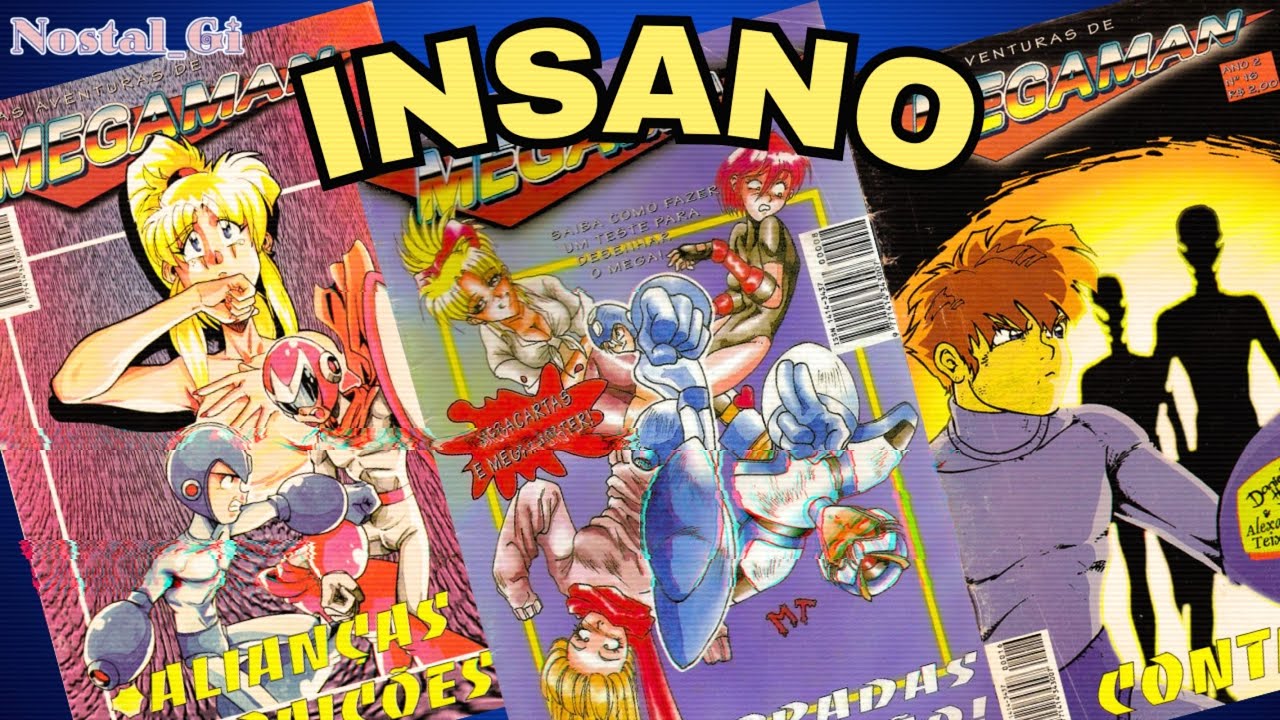 O MANGÁ BRASILEIRO DO MEGA MAN E SUA HISTÓRIA BIZARRA