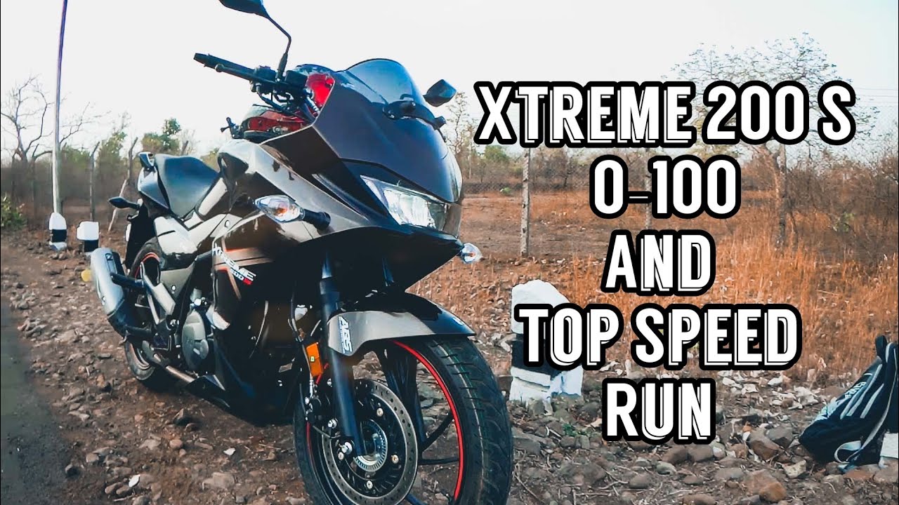Hero Xtreme 200 S - 0-100 km/hr And Top Speed Run