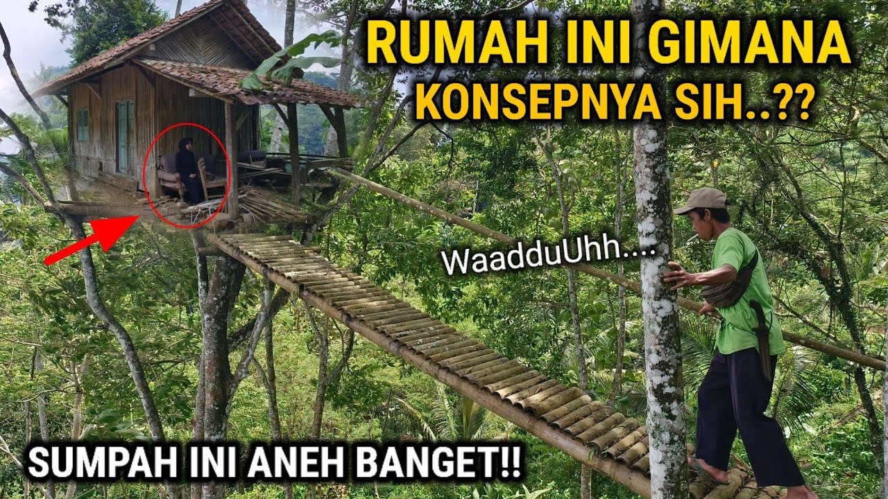 RUMAH INI GIMANA KONSEPNYA SIH?? BERTAHAN HIDUP SELAMA 10 TAHUN DI RUMAH UNIK DAN ANEH TENGAH HUTAN
