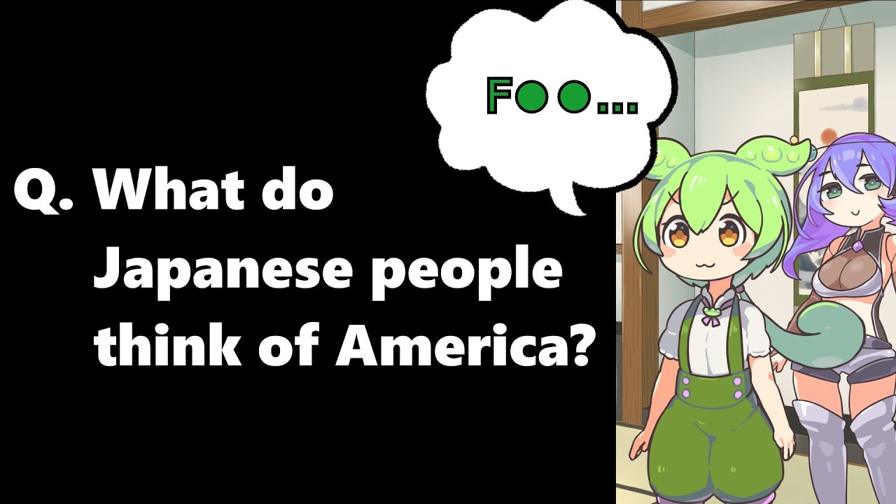 【Talk with Zundamon】 What do Japanese people think of America?