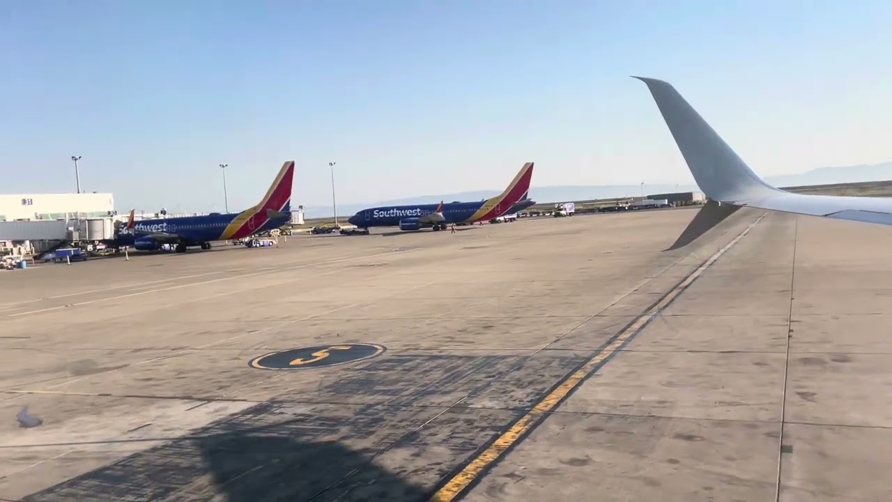 Southwest Airlines Departure from Oakland Airport!