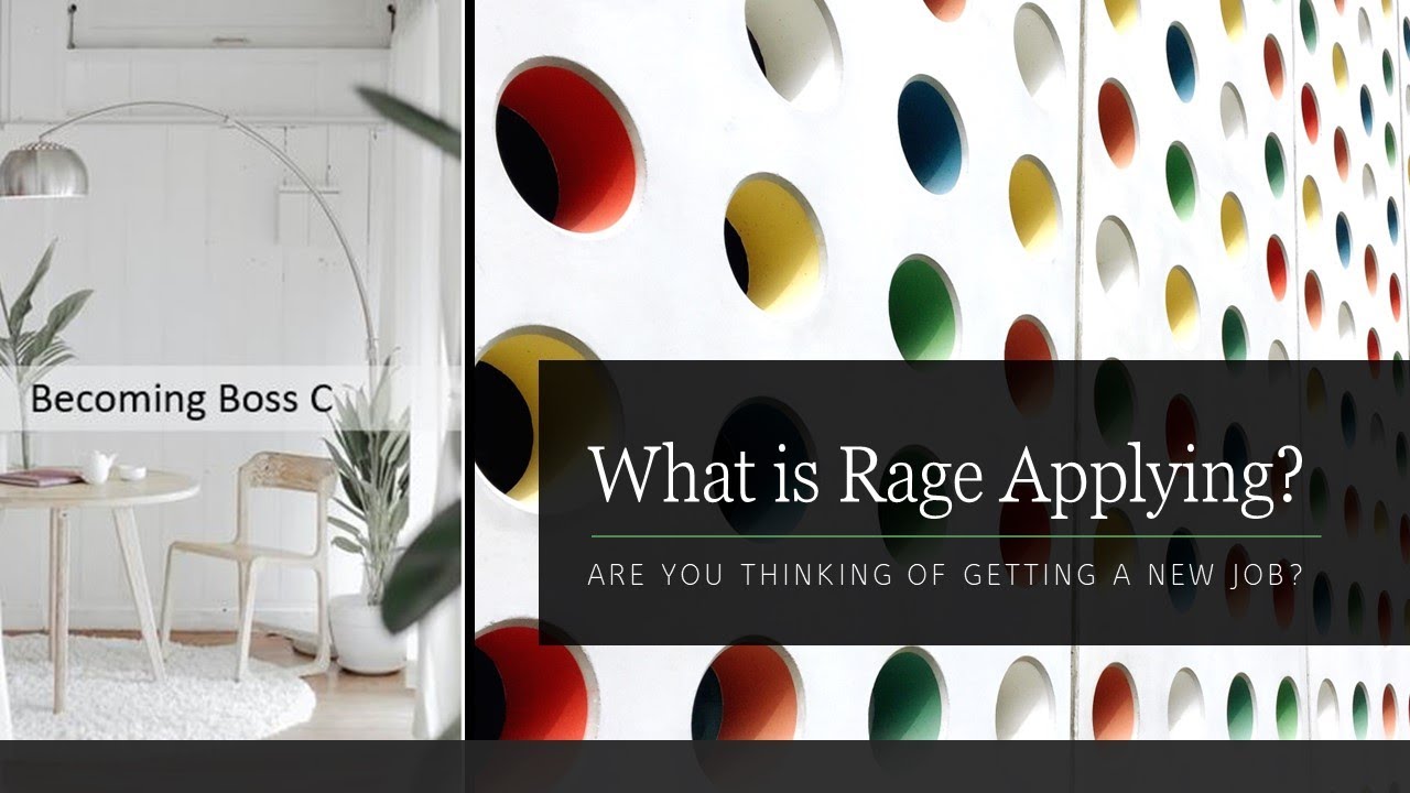 Rage Applying...What is it and how can it benefit you?