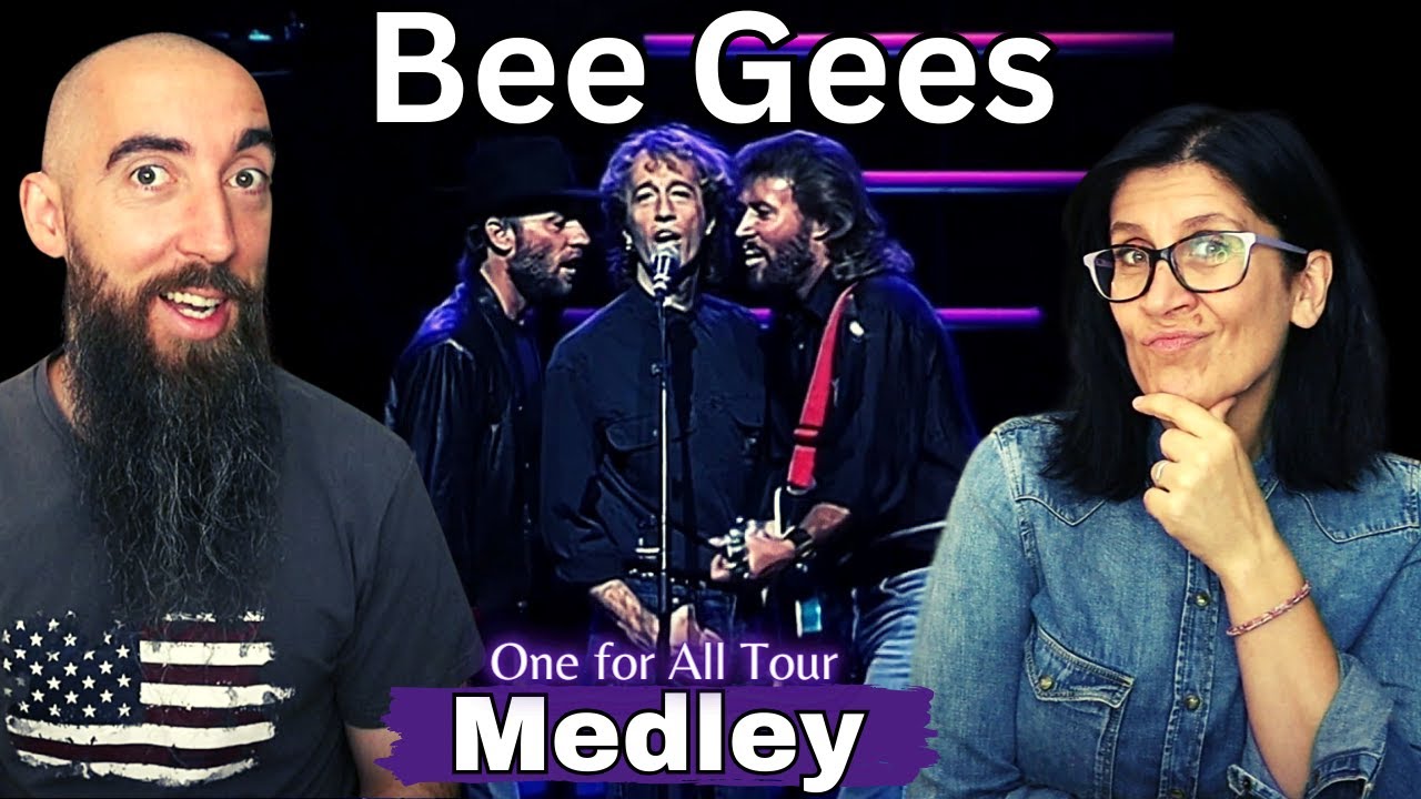 Bee Gees - Medley (REACTION) with my wife