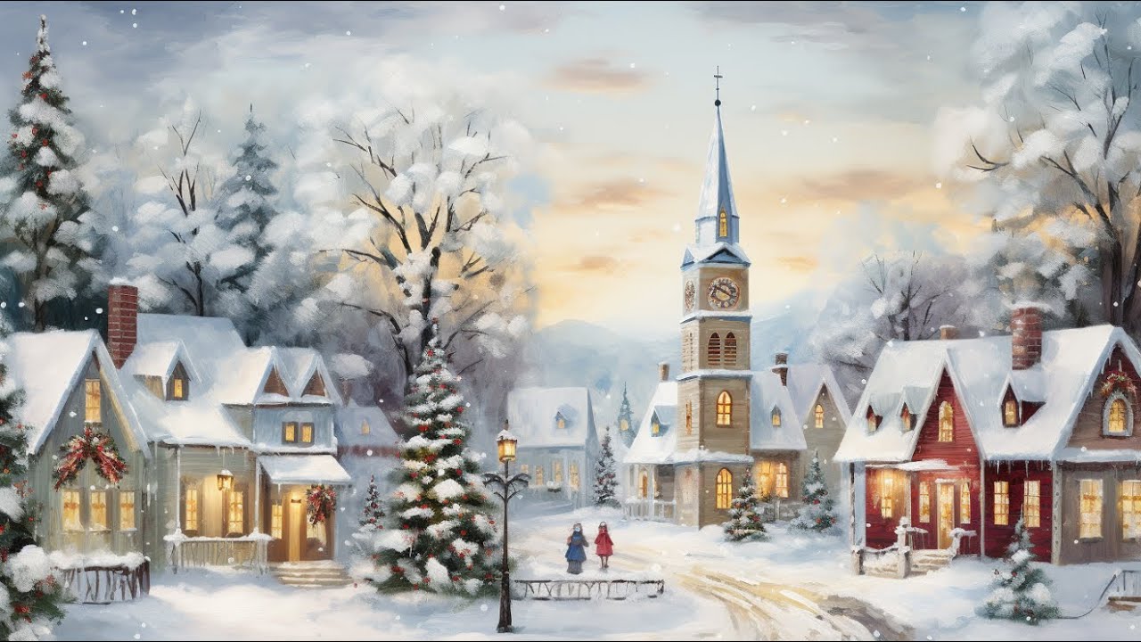 Christmas Scenes | Vintage Inspired Art For Your TV