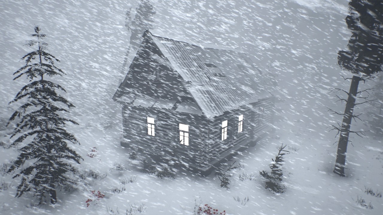 SNOW SOUND for SLEEPING. Relaxing howling wind snow blizzard sound | Frozen Nightfall Drift 10 Hours