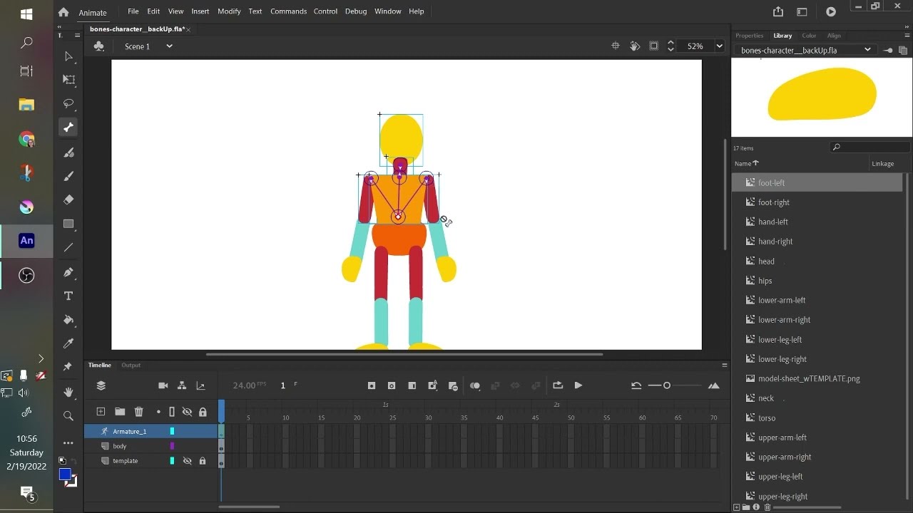 IK Bone Rig Demo - Adobe Animate 2020