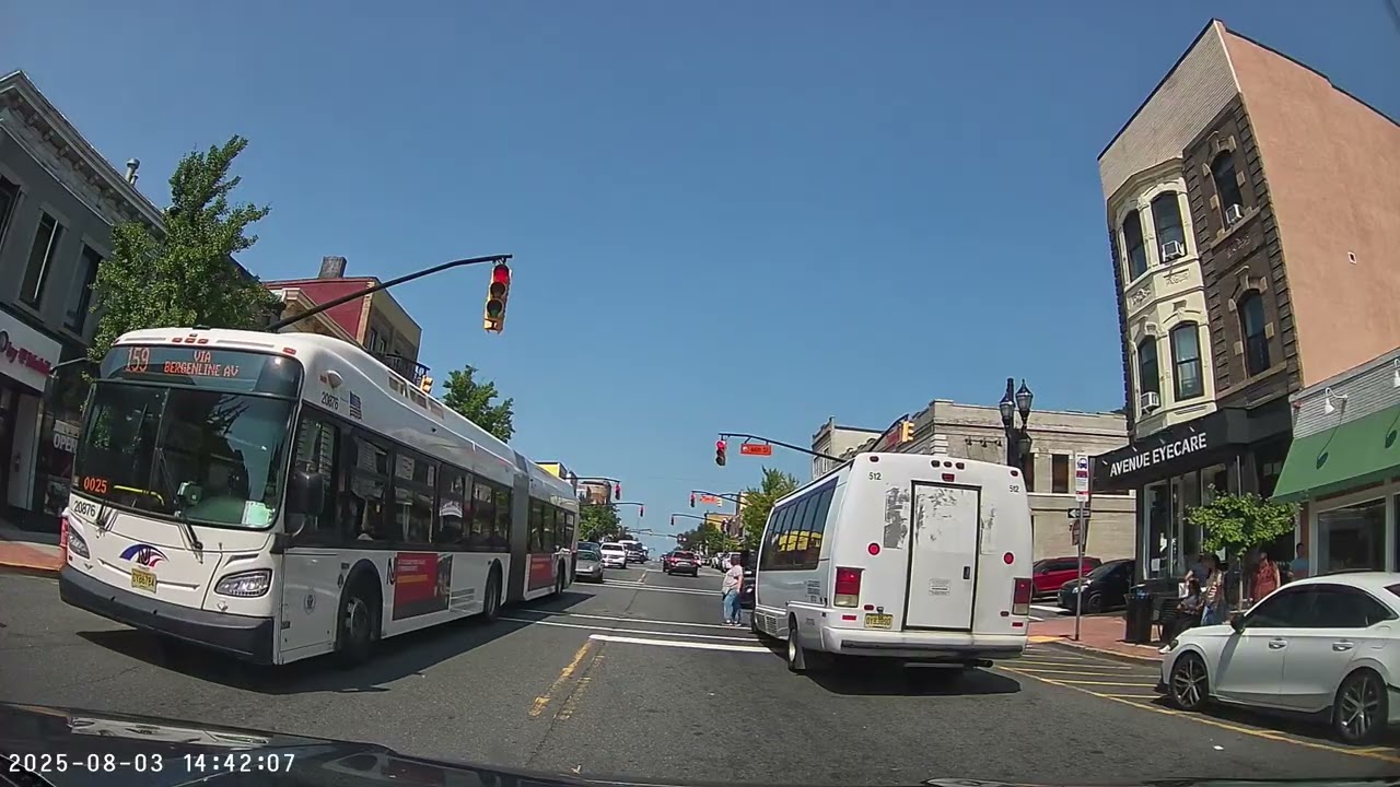 La Avenida BERGENLINE en horas PM en NJ (Agosto 2025)