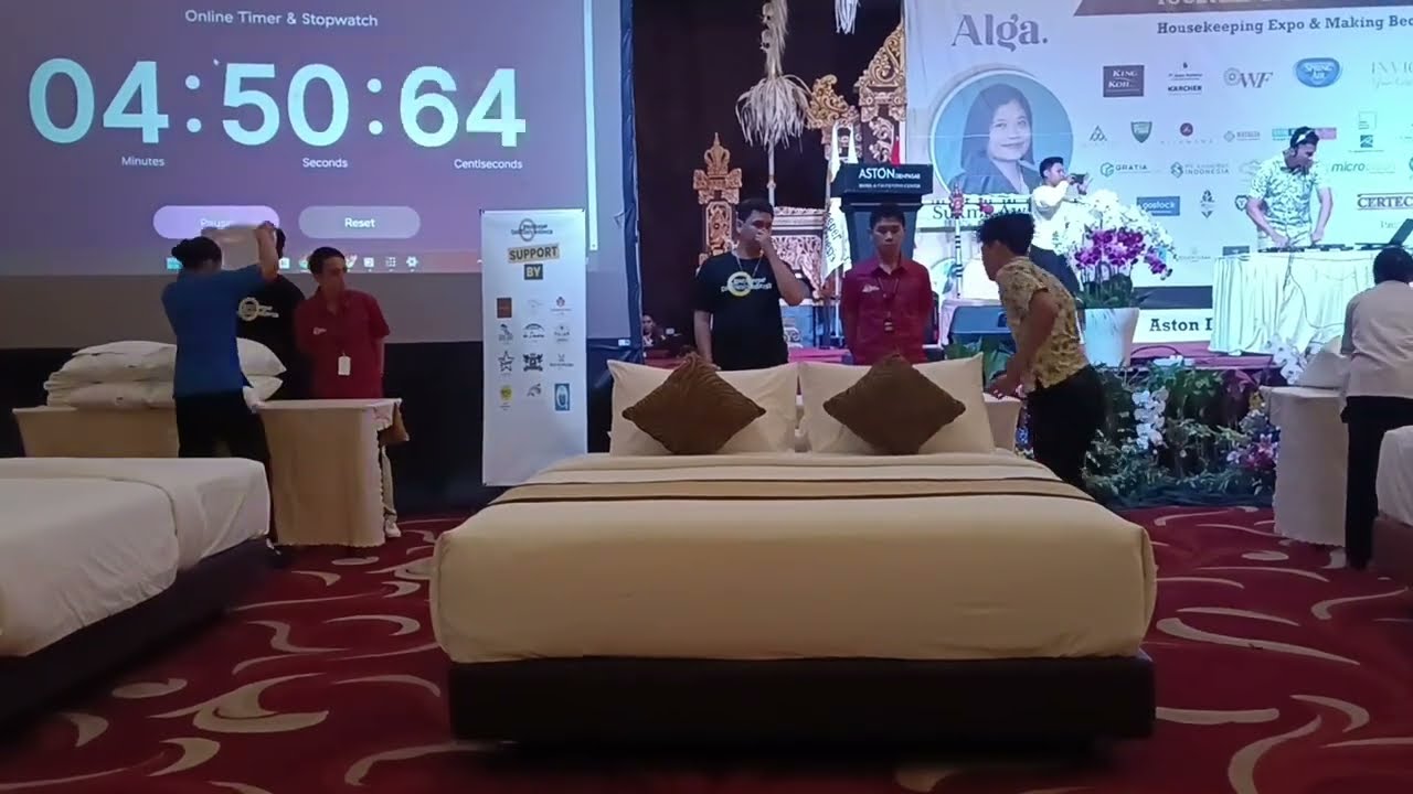 3RD WINNER MAKING BED CONTEST