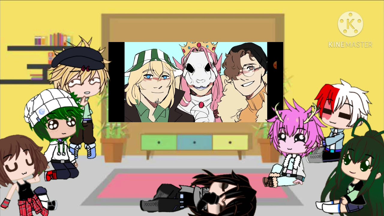 mha/bnha reacts to dream smp// Gacha Club// read description//