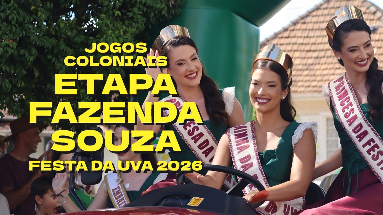 Fazenda Souza - Jogos Coloniais (08/02/2026) | Festa da Uva 2026