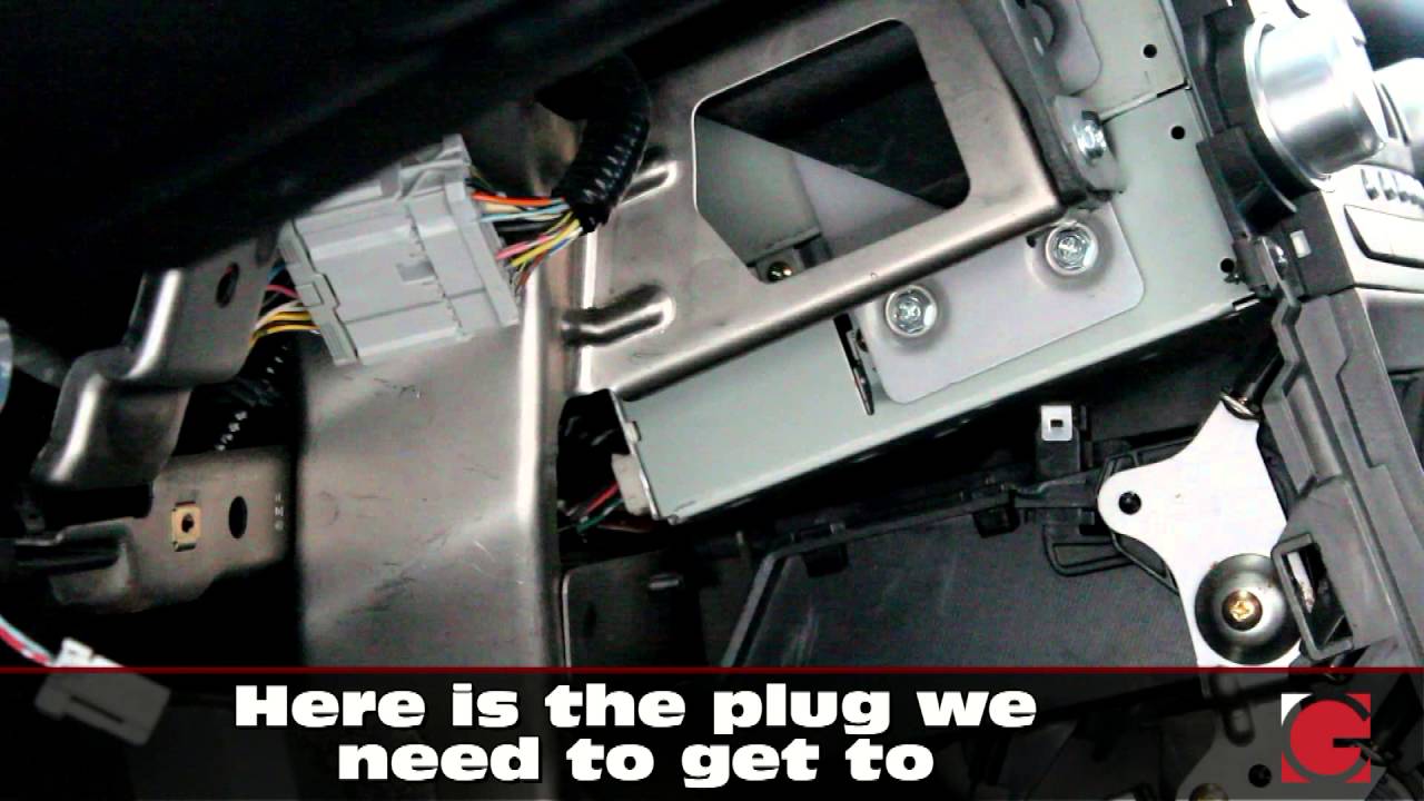 GROM USB Android iPhone Bluetooth Install into Acura TL 2004-2008, car stereo removal guide