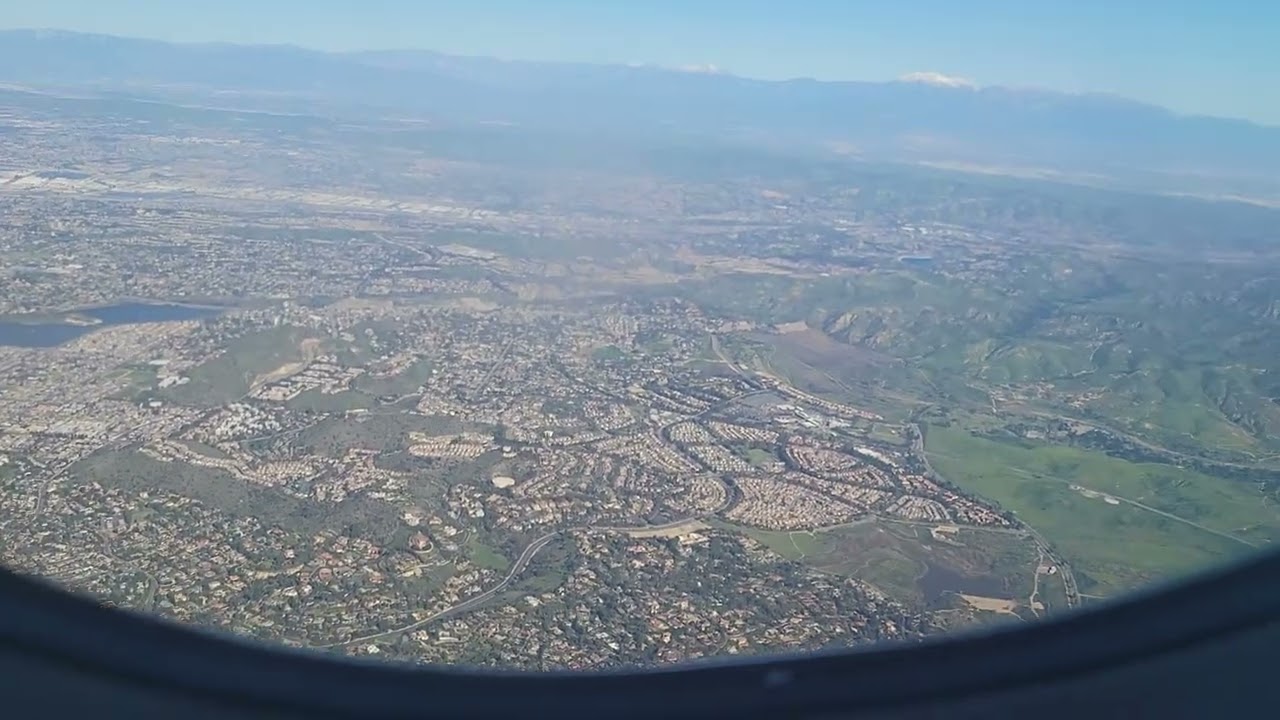#John Wayne #Airport #SNA #takeoff #Left view RWY02L FEB2023 #aviation #morning Opposite direction