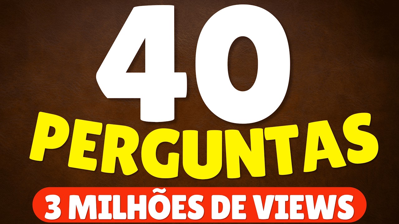 40 PERGUNTAS PARA TESTAR SEUS CONHECIMENTOS GERAIS? ✅🤔🧠🌎📚 | O Incrível Zé