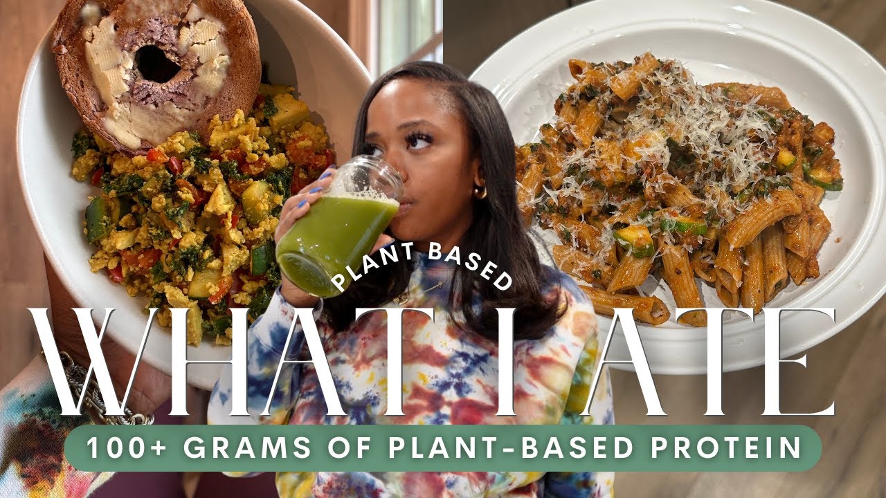 what I eat in a day vegan | 100+ grams of plant based  protein in a day |(sweet greens vegan)