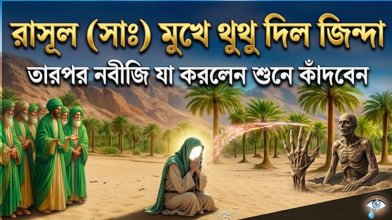 রাসুল (সাঃ) এর মুখে থুথু দিল জিন্দা তারপর নবীজি যা করলেন শুনে কাঁদবেন | ইসলামীক কাহিনী |