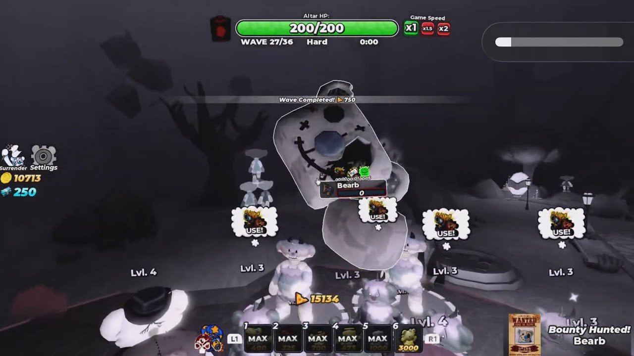 Bear Tower Defense Bounty -  