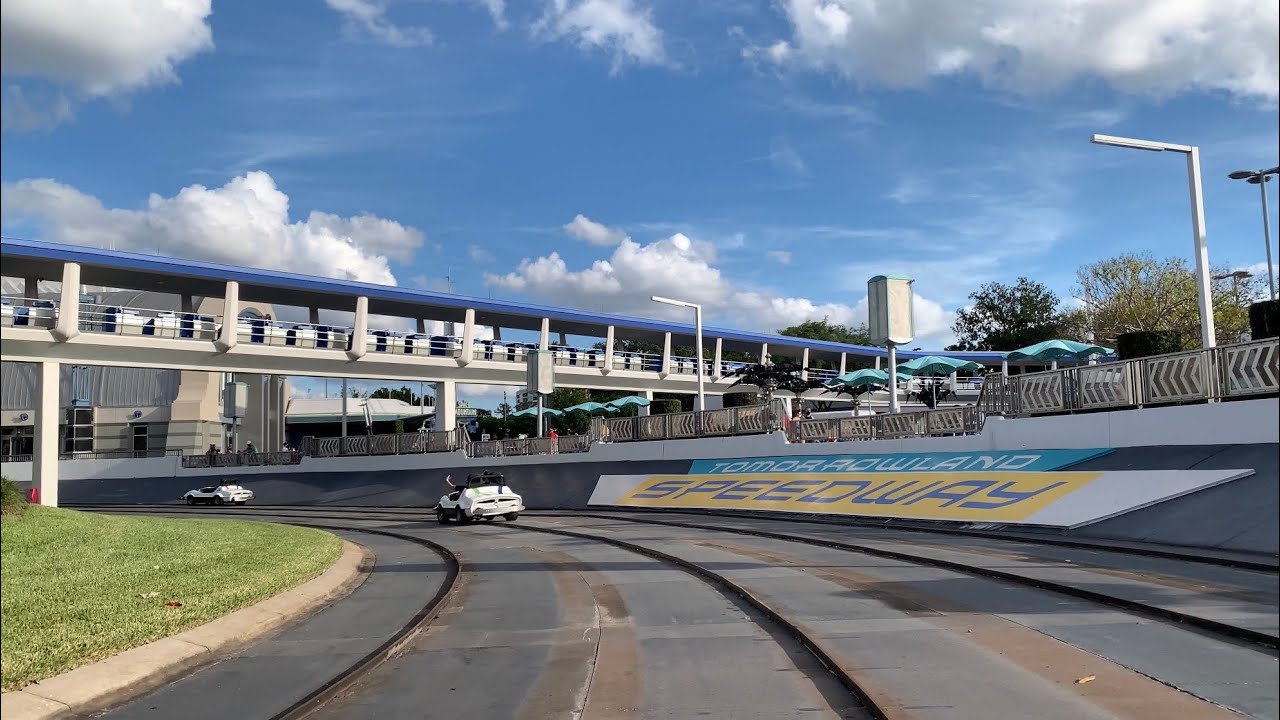 Tomorrowland Speedway Full Ride POV 4K | Magic Kingdom Walt Disney World 2020