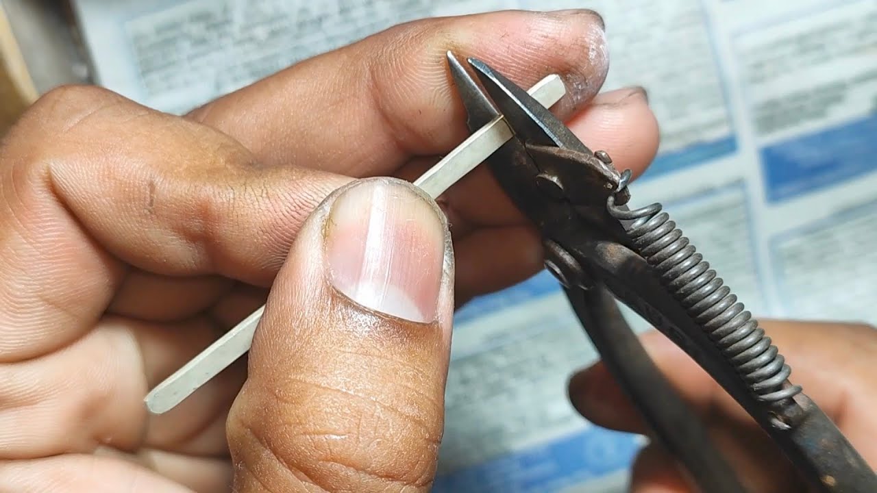 Simple Silver Ring Making for Men | How To Make Black Stone Ring