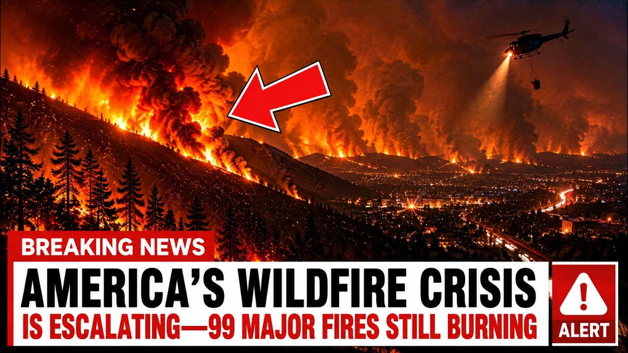 ALERT: America's Wildfire Crisis Is Escalating&mdash;99 Major Fires Still Burning